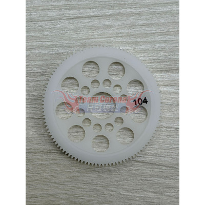 Team Solar 64P Machined CNC Spur Gear 104 / 108 / 110 / 116 Teeth - 206404 / 206408 / 206410 / 206416